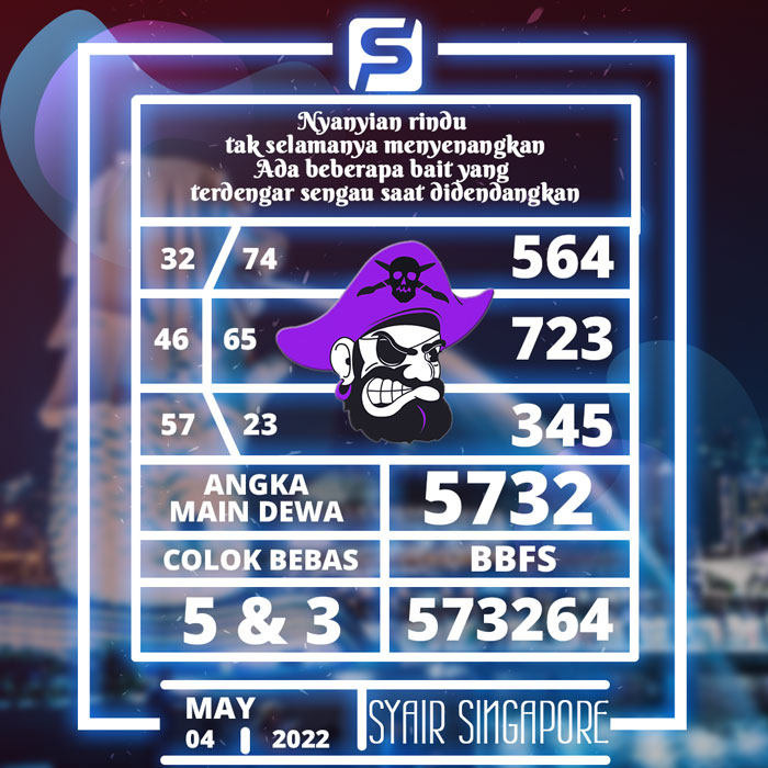 PREDIKSI TERJITU SYAIR TOGEL SINGAPORE HARI RABU