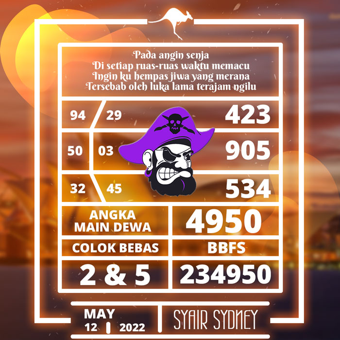 PREDIKSI 4G SYAIR TOGEL SYDNEY HARI KAMIS