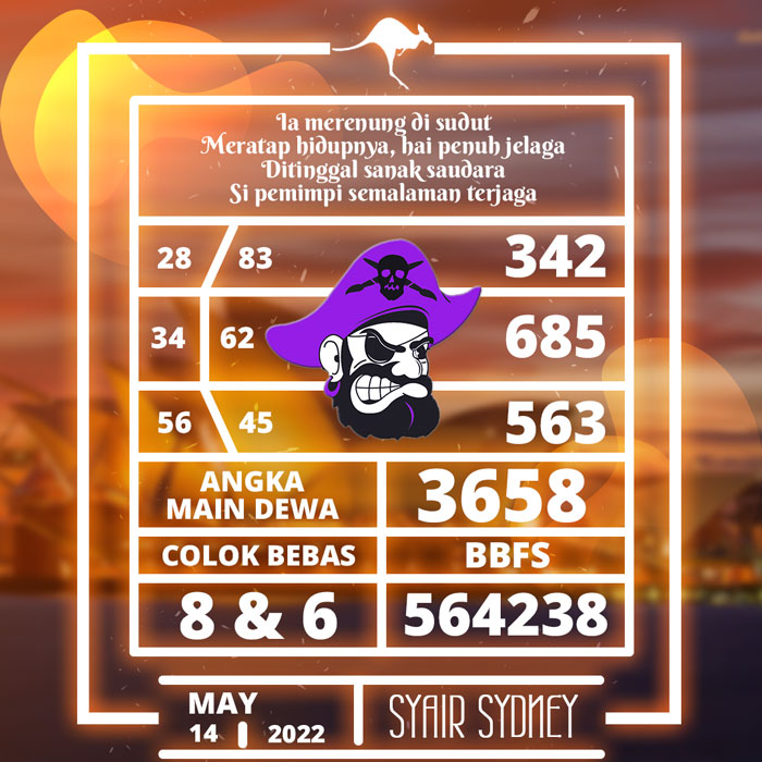 PREDIKSI TERDEPAN SYAIR TOGEL SYDNEY HARI SABTU