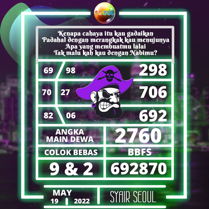 Prediksi terdepan SYAIR TOGEL Seoul hari Kamis