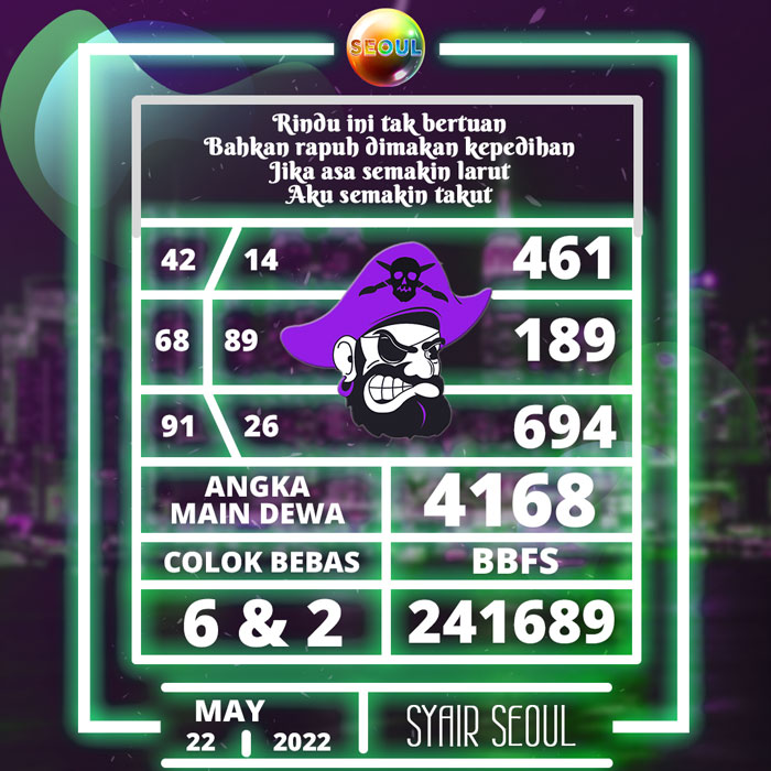 Prediksi 3G SYAIR TOGEL Seoul hari MInggu