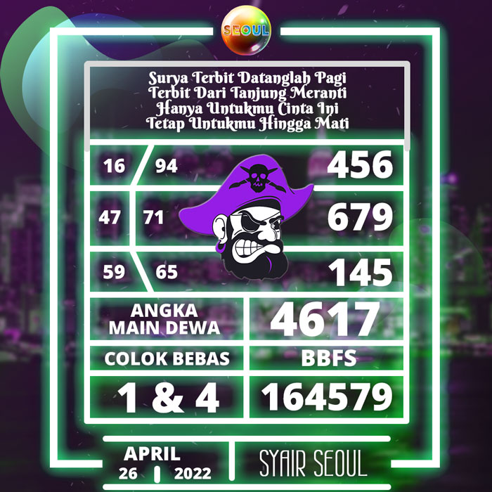Prediksi termantap SYAIR TOGEL Seoul hari Selasa