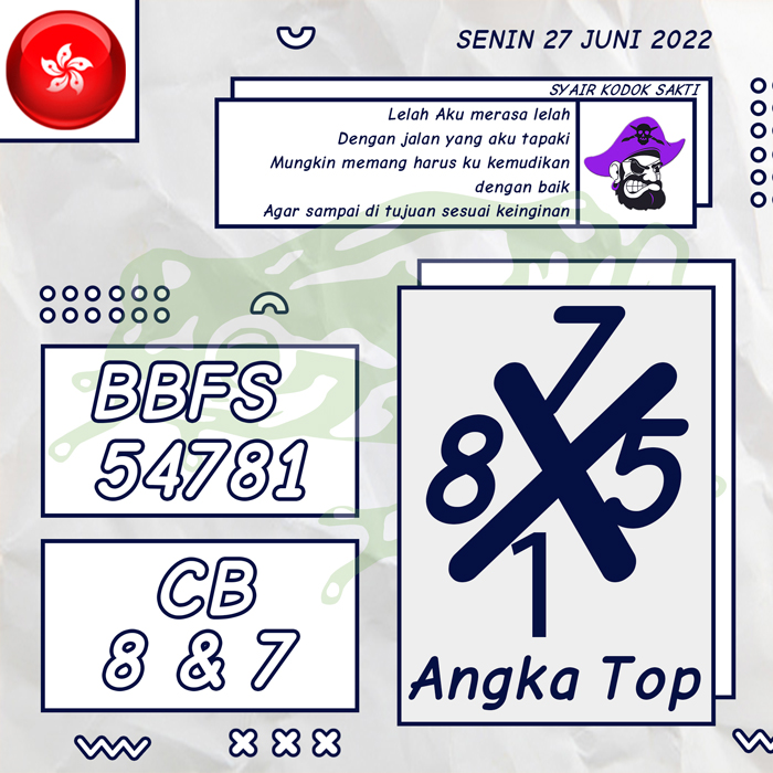 PREDIKSI TERCEPAT SYAIR TOGEL HONGKONG HARI SENIN