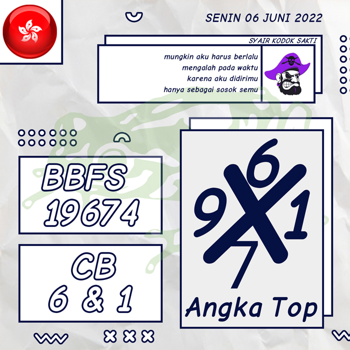 PREDIKSI TERPERCAYA SYAIR TOGEL HONGKONG HARI SENIN