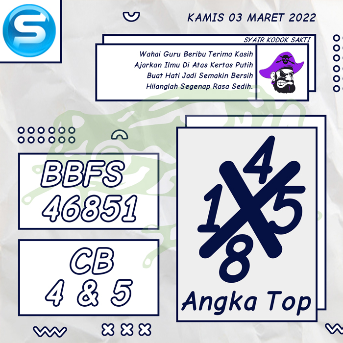 PREDIKSI BOCORAN SYAIR TOGEL SINGAPORE HARI KAMIS