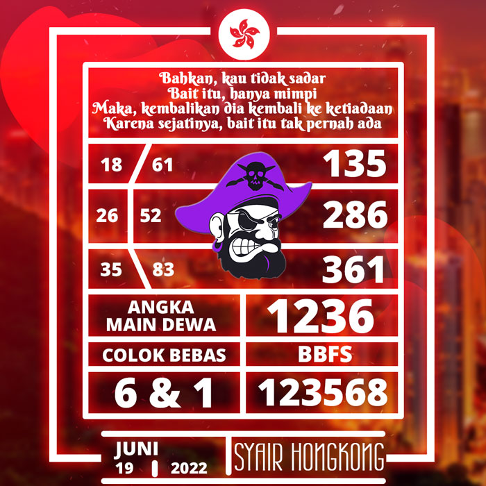 PREDIKSI TERJITU SYAIR TOGEL HONGKONG HARI MINGGU
