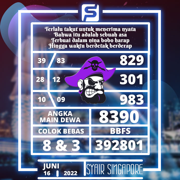 PREDIKSI BOCORAN SYAIR TOGEL SINGAPORE HARI KAMIS