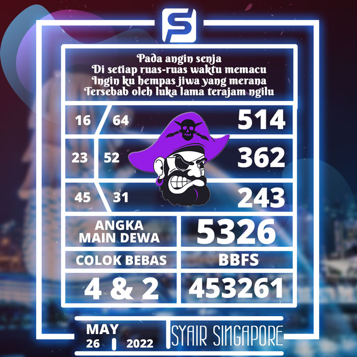 PREDIKSI TERCEPAT SYAIR TOGEL SINGAPORE HARI KAMIS