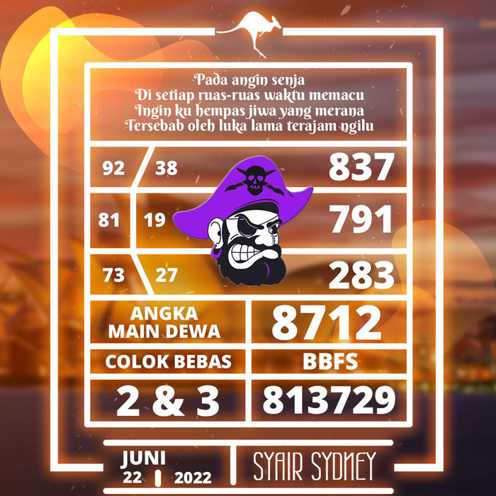 PREDIKSI TERJITU SYAIR TOGEL SYDNEY HARI RABU