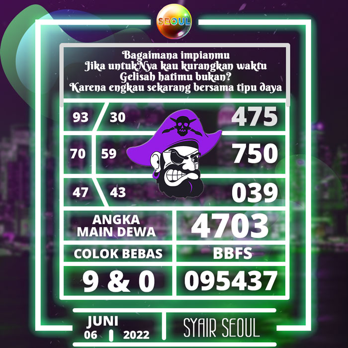 Prediksi terbaik SYAIR TOGEL Seoul hari Senin