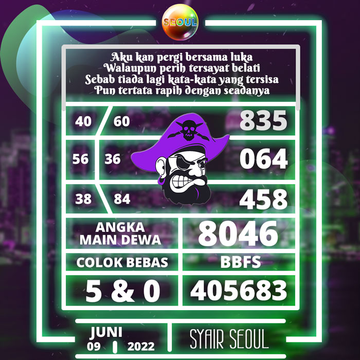 Prediksi terdepan SYAIR TOGEL Seoul hari Kamis