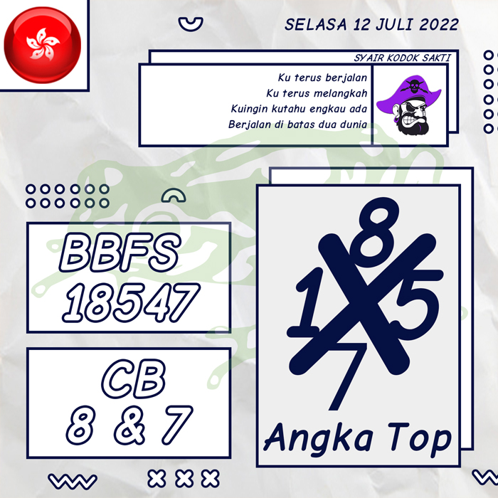 PREDIKSI TERAKURAT SYAIR TOGEL HONGKOING HARI SELASA