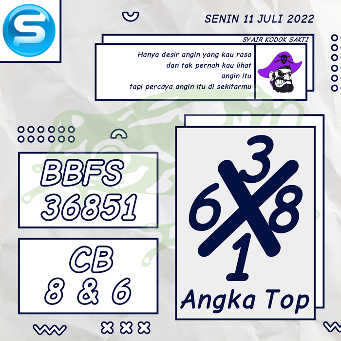 PREDIKSI BOCORAN SYAIR TOGEL SINGAPORE HARI SENIN