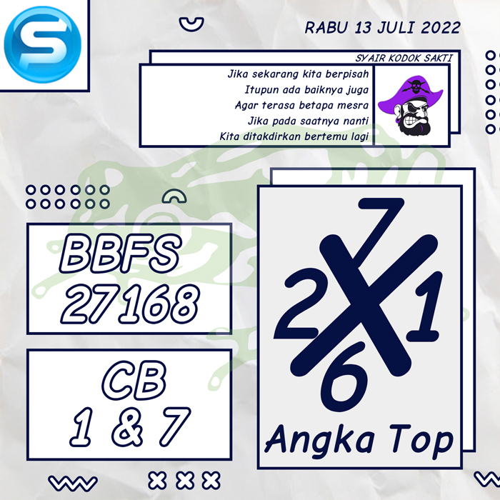 PREDIKSI TERAKURAT SYAIR TOGEL SINGAPORE HARI RABU