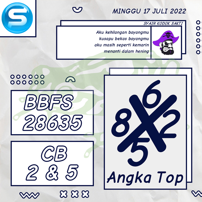 PREDIKSI TERPERCAYA SYAIR TOGEL SINGAPORE HARI MINGGU