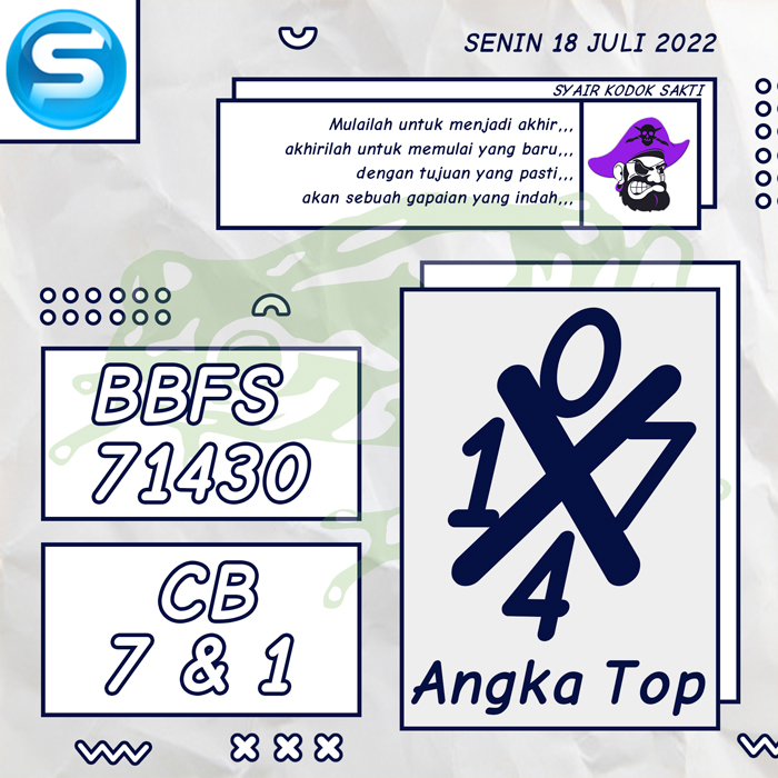 PREDIKSI 6D SYAIR TOGEL SINGAPORE HARI SENIN