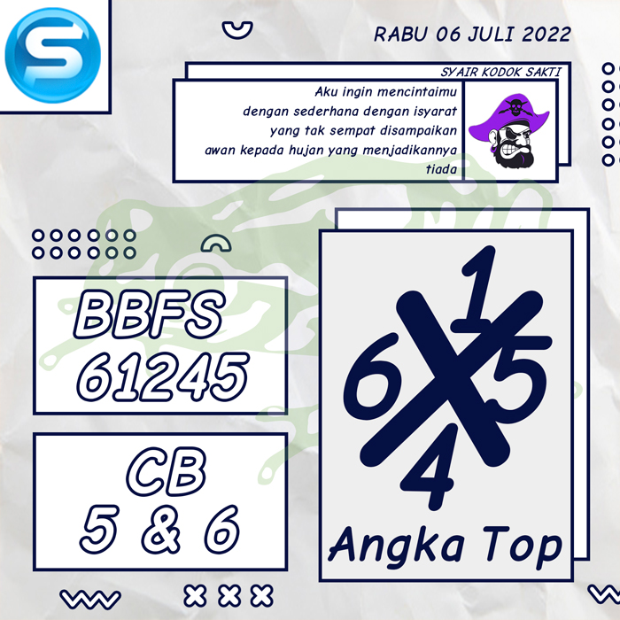 PREDIKSI TERDEPAN SYAIR TOGEL SINGAPORE HARI RABU