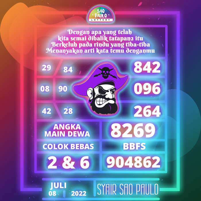 Predikksi rumusan SYAIR TOGEL Sao Paulo hari Jumat