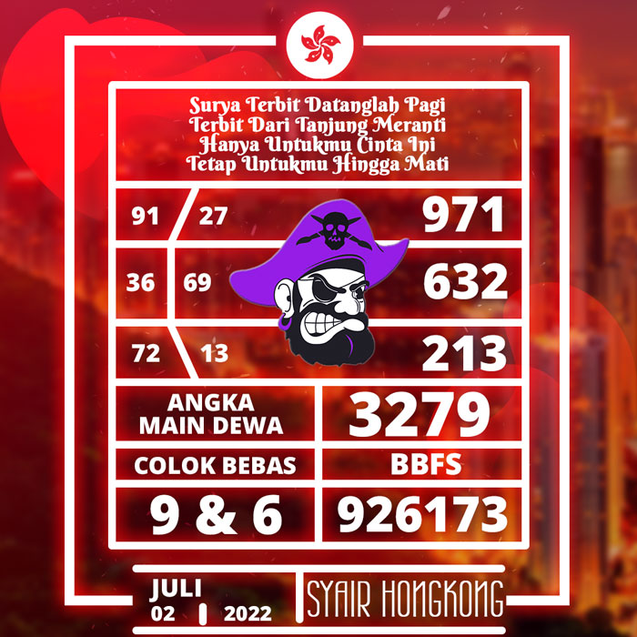 PREDIKSI TERPERCAYA SYAIR TOGEL HONGKONG HARI SABTU