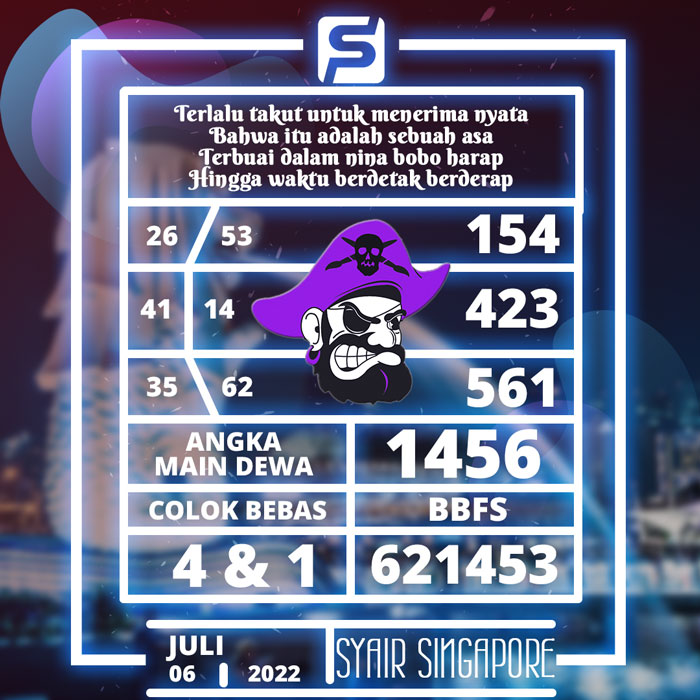 PREDIKSI TERDEPAN SYAIR TOGEL SINGAPORE HARI RABU