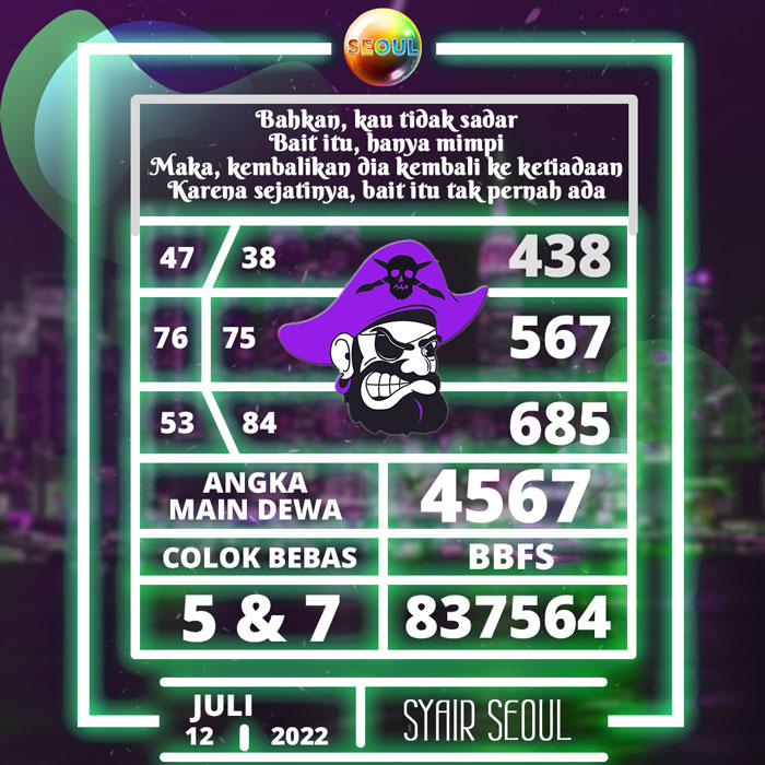 Prediksi bocoran SYAIR TOGEL Seoul hari Selasa