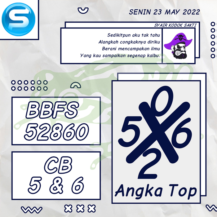 PREDIKSI TERPERCAYA SYAIR TOGEL SINGPAORE HARI SENIN